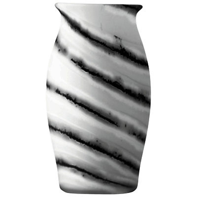 LSA International Batik Vase, White/Grey LSA International Batik Vase, White/Grey